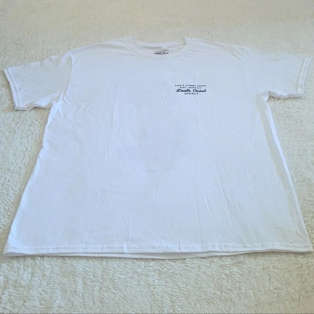 Death☠️ Coast Supply "Down⬇️ With This Ship🚢" Graphic Tee👕 - NWOT - Picture 11 of 12